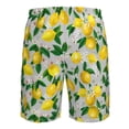 thumbnail image 6 of Kdxio Lemon1 Pattern Mens Casual Shorts - Drawstring Summer Beach Sports Shorts for Men, 6 of 9