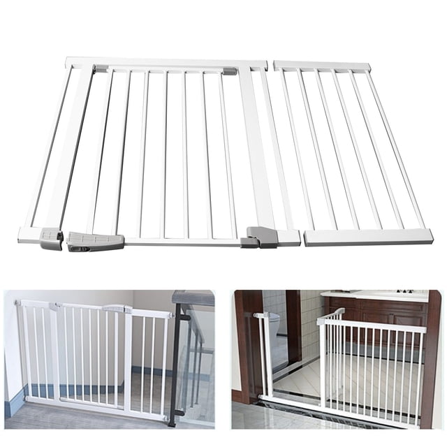 Puerta De Seguridad Para Bebés, Marco Grueso Para Puertas Interiores Para Bebés Para Escaleras