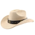 thumbnail image 1 of Western Style Cowboy Hat Curved Brim Ideal For Outdoor Adventure Travel Riding And Everyday Use, 1 of 3