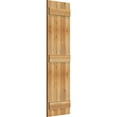 thumbnail image 2 of 16 1/8"W X 56"H Timbercraft Three 5 3/8" Boards Joined Board-N-Batten Shutters, Rough Sawn Western Red Cedar (Per Pair), 2 of 13