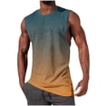 thumbnail image 2 of NTACZA Débardeur Sans Manches Homme Athlétique Basique Col Rond Dégradé pour Homme TTG, 2 of 5