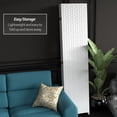 thumbnail image 5 of Oriental Furniture 7 ft. Tall Woven Fiber Room Divider - White - 6 Panel, 5 of 6