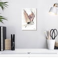 thumbnail image 3 of Elephant Stock Heart Winged Owl Wall Art - Vertical Canvas Wall Art - Living Room Wall Decor - Animal Canvas - White And Beige Decor By Ashvin Harrison - 8" x 12", 3 of 8