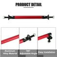 thumbnail image 4 of 1pair 100mm 3.94" Splitter Support Rods Adjustable Front Rear Bumper Lip Splitter Strut Rod Tie Support Bars Red, 4 of 6