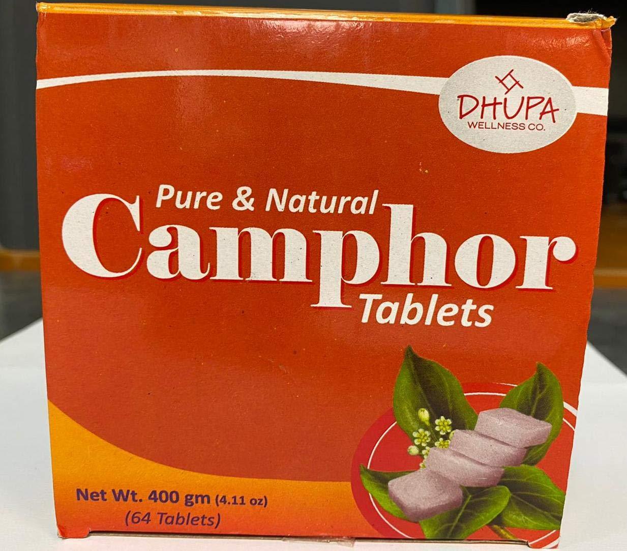 Pure and Natural Dhupa Camphor Tablets 400gm 64 Tablets