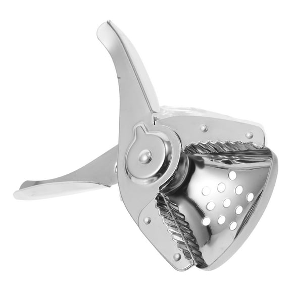 Hemoton Manual Lemon Juicer Squeezer Stainless Steel Citrus Press for Fresh Juice Handheld Fruit Juicer Easy to Clean for Home and Travel