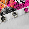 thumbnail image 4 of Castle Fairy Car Flag Blackout Curtains Set of 2 (52x84 Each),Plaid Window Curtains, 4 of 6