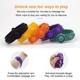 thumbnail image 3 of Jouet Fidget Dimple Réglable, Bracelet à Bulles Push Pop en Silicone, Push Pop Lavable, Jouet Anti-Stress, Noir, 3 of 8