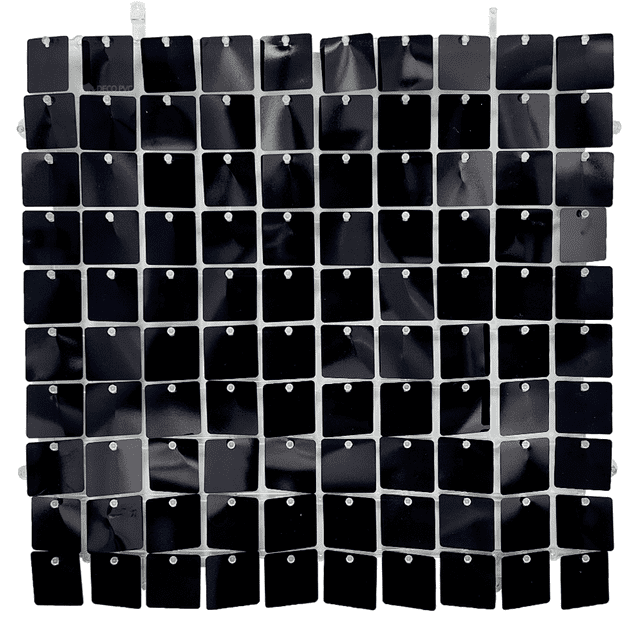 Carbón Panel Decorativo 4d Eco Shimmer Wall 24pz 30*30cm Lentejuela