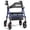 Blue, variant on HOMLAND Foldable Rollator Walker with Memory Foam Seat for Seniors, 350 lb. Capacity Heavy-Duty Mobility Walker, 8'' Big Wheels, Red