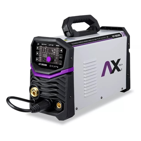 Soldadora Inversor Mig/mag Electrodo Y Tig Lift AXTECH AXT-EM204BV Color Gris