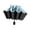 Blue, variant on Milageto Folding Umbrella Personal Umbrellas Sun Protection Rainproof Travel Umbrella Pink