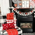 thumbnail image 4 of Valentine''s Day Pillow Covers 12x20 Inch White Hearts Letter Decor Red Throw Pillow Covers Valentine''s Day Cushion Case Decoration for Sofa Couch 51B, 4 of 6