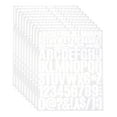 thumbnail image 1 of 810 piezas de calcomanías de letras de vinilo, 10 hojas de calcomanías de alfabeto autoadhesivas blancas de 1.5 pulgadas para manualidades, 1 of 5