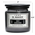 thumbnail image 2 of Colonial Candle M Baker Sweet Sandalwood Jar Candle, 2 Wick, 14 oz, 60 Hours Burn, Woody & Earthy, 2 of 7