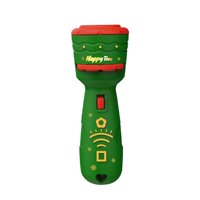 Flashlight Christmas Projector Realistic 21 Patterns Santa Christmas Tree Education Toy Gift