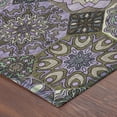 thumbnail image 3 of Addison Rugs Chantille Indoor/Outdoor Transitional Americana Purple Machine Washable Round Rug, 8' x 8', 3 of 7