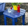 thumbnail image 3 of Linon Adirondack Oval End Table, Blue, 3 of 14