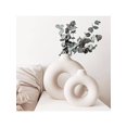 thumbnail image 1 of 1pc Solid Color Flower Vase, Modern White Porcelain Flower Arrangement Container, For Home Decor, 1 of 5