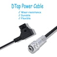 thumbnail image 2 of Cable de alimentación Yoidesu DTap de 2 pines hembra a P Tap para BMPCC 4K, 2 of 8