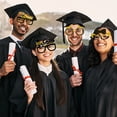 thumbnail image 4 of Suncoda Paper Glasses, Graduation Eyeglasses 2024 Glitter Fancy Grad Graduation Party Glasses Photo Prop for Graduation Party Decorations, 4 of 8