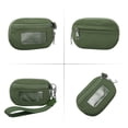 thumbnail image 6 of URSOFINE Small Nylon Wristlet Wallet for Women – Zip-Around Mini Coin Purse with Clear ID Window & Detachable Strap, Lightweight Card Holder for Travel, Gym & Everyday Use （Green）, 6 of 6