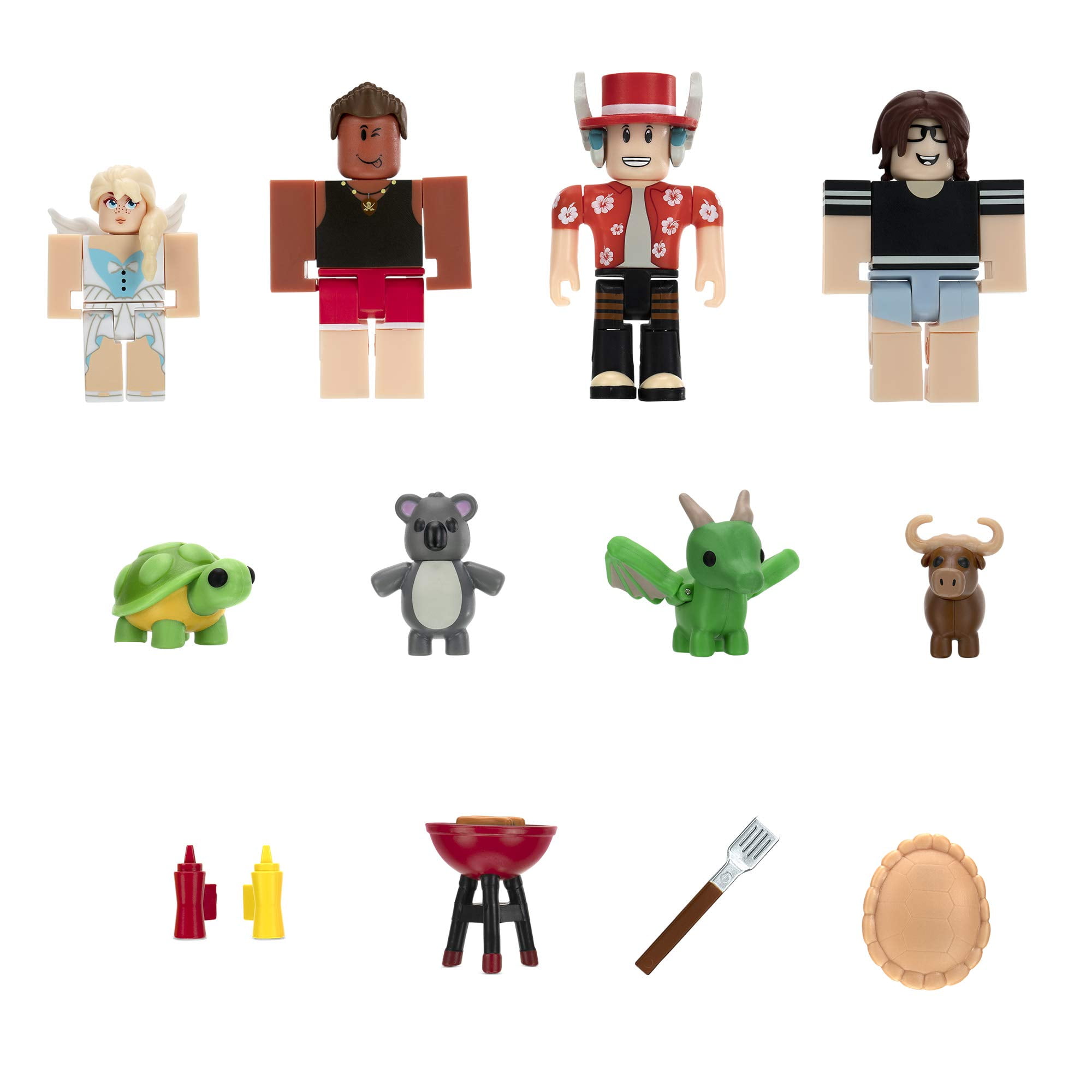 Roblox Celebrity Collection Adopt Me: Backyard BBQ Four Figure Pack  COMPLETE