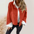 thumbnail image 2 of Women's Casual Long Sleeve Cardigan Jacket Autumn Winter Loose Fit Button Front Solid Color Comfortable Soft Knit Outerwear, 2 of 7