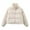 Beige, variant on 50% Off Clear! Clearance Viikei Winter Coats for Women Fashion Women Solid Stand-up Collar Cardigan Down Jacket Outerwear Padded Coat