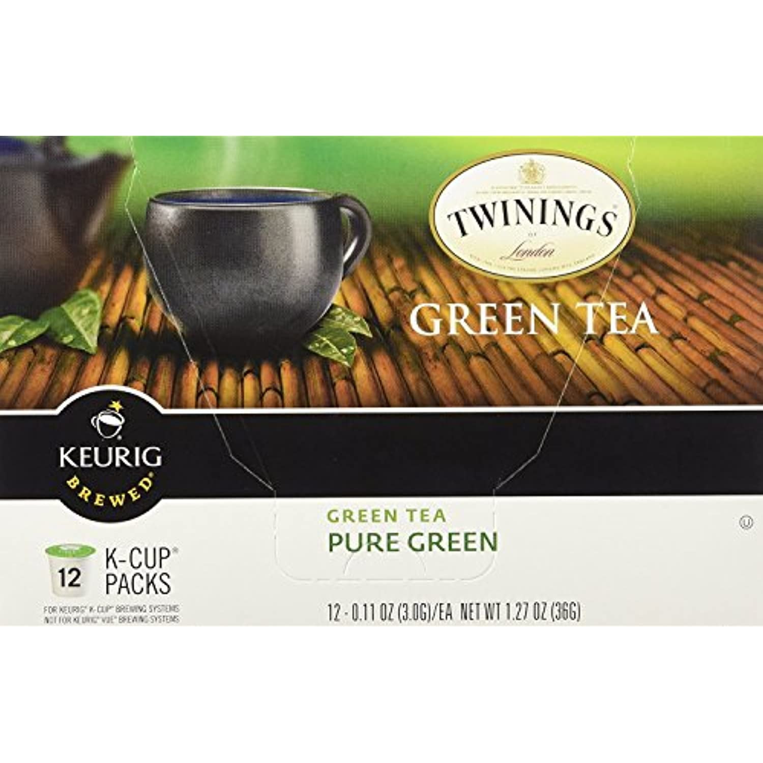 Twinings Green Tea Pure Green - 12 K-Cups