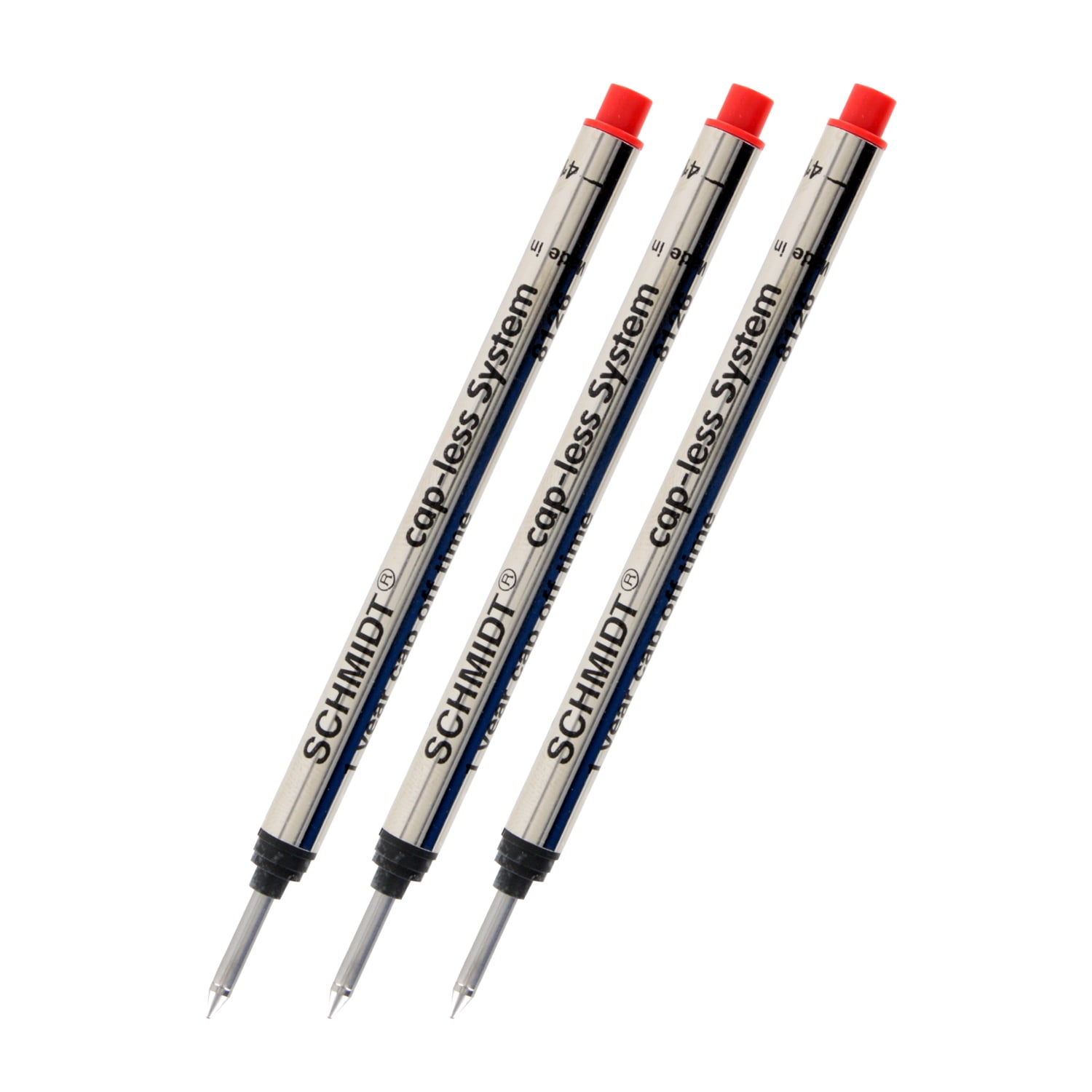 Schmidt P8126 Capless Rollerball Pen Refill, Long Model, 0.6mm, Fine