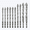 Silver, variant on High Strength Four-Edge Serrated Eccentric Cross Drill Bit Suitable For Tiles Concrete Cast Iron Glass Wood Various Diameter Sets