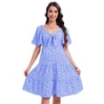 thumbnail image 2 of Yesfashion Chest Straps Maternity Dress Summer Casual Strap Ruffle Sleeveless Flowy Maxi Dress Baby Shower Photoshoot, 2 of 5