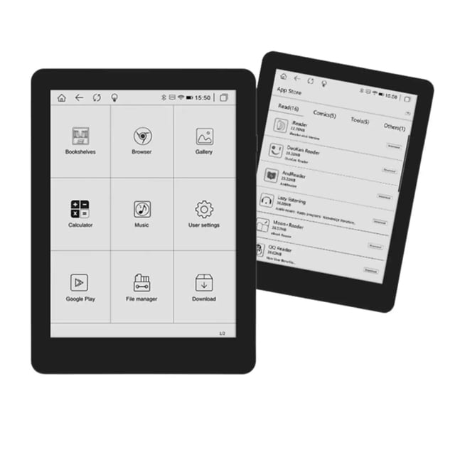 TUTT 6” eReader 32GB with Touchscreen | Ultra Light & Slim E-Ink E6