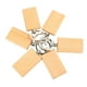 thumbnail image 2 of 100 Piezas Llavero de Madera en Blanco Llaveros de Madera de Bricolaje Regalos de Etiquetas Clave Rectángulo Amarillo, 2 of 8