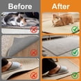 thumbnail image 4 of Rug Pad Gripper, 16 Pcs Reusable Non-Slip Rug Pads, for Hardwood Floors and Tiles No Damage, Keep Corners Flat, Double-Sided Adhesive Area Rugs, 4 of 5