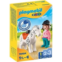 Palymobil : 1.2.3 / Rider with Horse 70404