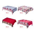 thumbnail image 6 of HUUXIW Decorative Christmas Tablecloths Cartoon Xmas Home Party Decorations Festival Table Cover, 6 of 10