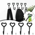 thumbnail image 6 of 4PcsCast Iron Love Hook Heart Shaped Hook Retro Wrought Iron Hook, 6 of 7