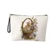 thumbnail image 2 of Easter Storage Bag Foldable Makeup Organizer Portable Travel Cosmetic Pouch with Zipper Closure Cute Bunny Egg Pattern Waterproof Toiletry Bag for Women Girls Accessories Home Decor Holiday Gift, 2 of 6