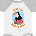 thumbnail image 4 of Inktastic Save the Rainforest Toucan Illustration Boys or Girls Baby Bodysuit, 4 of 5