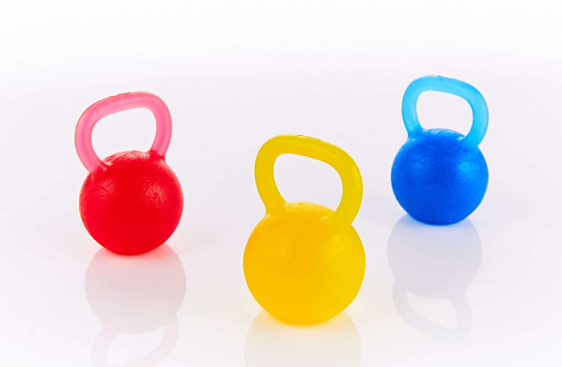 Vitos Fitness Hand Therapy Grip Balls Kettlebell Shaped, Hand Finger