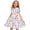 Multicolor, variant on Amidoa Girl Dresses A-Line 4th of July Short Sleeve Swing Dress Summer Casual Sundress for Kids Multicolor Size 11