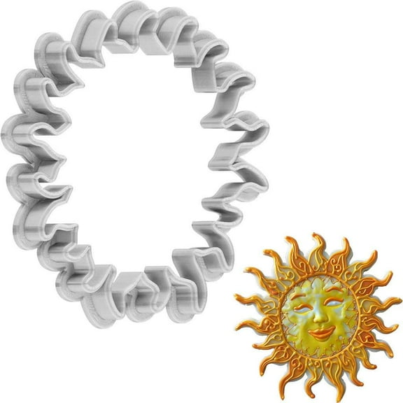 Sun Cookie Cutter 4 Inch Made in USA by WONDERTORY