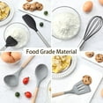 thumbnail image 4 of Mirdinner Silicone Cooking Utensils Set, 21 Pcs Safe Food-Grade Kitchen Utensils Set with Holder, BPA-Free, Non-stick Heat Resistant Silicone Cookware with Stainless Steel Handle, Black, 4 of 7