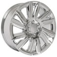 thumbnail image 3 of 22 inch Rim fits 99-19 GMC Sierra 1500 Chrome Aluminum Wheel Direct Fit, 3 of 4