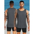 thumbnail image 4 of [4 Pack] Cadmus Men's Sleeveless Muscle Shirts Dry Fit Gym Workout Tank Top,XX-Large, 4 of 5
