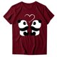 thumbnail image 5 of Camiseta estampada de manga corta con estampado de animales para mujer, cuello redondo, informal, suelta, blusas, camisas, túnicas Pompotops hkajfhjk462473, 5 of 5