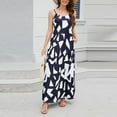 thumbnail image 6 of Baqcunre Maxi Dresses for Women 2024 Women Summer Casual Maxi Dress V Neck Sleeveless Flowy Boho Floral Beach Long Dress with Pockets Dresses for Women 2024 Summer Dresses for Women 2024, 6 of 9