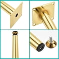 thumbnail image 4 of 4uds Metal Muebles Pierna Reemplazo 8 Pulgadas Sofá Patas Gabinete Pies Oro Moderno Muebles Patas Bricolaje Sofá Pies con Tornillos para Armario Mesa, 4 of 6